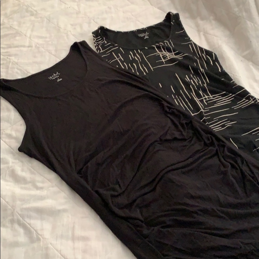 Bundle of 2 -Black Maternity Fitted Casual Dresses
